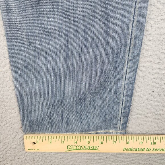Levis 514 Jeans Mens 30x30 Blue Straight Fit Slim Leg Classic Faded Cotton Denim - Picture 5 of 11